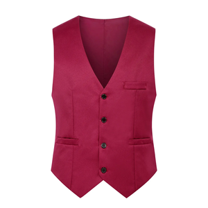 Chaleco para hombre, chaleco de estilo coreano, chaleco de traje, primavera y otoño 2024, nuevo estilo, moda británica, Chaleco Ajustado para hombre - Product Image 1