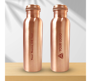 High Quality 1000 <b>ml</b> Pure Copper Water <b>Bottle</b> for Gym Yoga & Workout for Home Use Made in India - Product Image 6