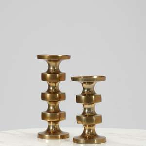 Elegant Design Aluminum <b>Wood</b> <b>Candle</b> <b>Holder</b> for Decorate Home Festive Hotel Restaurant Wedding Table Decoration Good Quality - Product Image 4