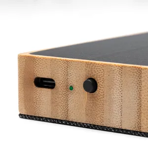 ลำโพงไร้สาย Ixia Bamboo พร้อมวัสดุ RPET ที่ยั่งยืน สำหรับของขวัญส่งเสริมการขายและของขวัญทางธุรกิจ - Product Image 2