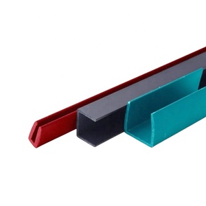 Tùy chỉnh <span class=keywords><strong>U</strong></span> hình dạng cứng nhắc PVC uPVC nhựa đùn hồ sơ, nhựa <span class=keywords><strong>U</strong></span> kênh - Product Image 6