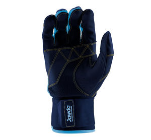 Fabricant direct d'usine Gants de frappeur de baseball pour adultes conçus sur mesure en cuir de haute qualité doigt complet droitier - Product Image 6