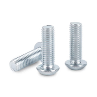 Sekrup Baut Kepala Flens Setengah Bulat Baja Tahan Karat 304 M10 Dengan Washer Inner Hex Socket Allen