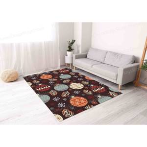 Alfombra Estampada - Alfombra Navideña Moderna, Alfombra de Navidad, Tapete Antideslizante para Puerta, Alfombra de Chenilla - Product Image 3