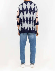 Pull-over uni pour homme, col en V, pull décontracté à manches longues, marque de pulls pour homme, respirant, de qualité, en cachemire - Product Image 5