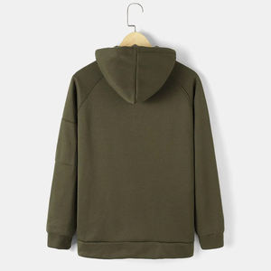 2025 Custom Men's Pullover Hoodies Winter Solid Color Cotton <b>Sweatshirts</b> 3D <b>Embroidery</b> Digital Printing Pocket Design Breathable - Product Image 2