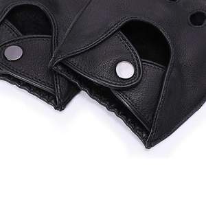 ถุงมือขับรถหนังระบายอากาศได้ดีดีไซน์ตามสั่งผลิตจากโรงงานน้ำหนักเบาใช้ได้ทุกฤดูกาล - Product Image 4