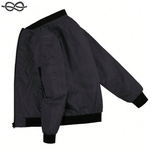 Streetwear personnalisé coupe-vent décontracté de couleur unie imperméable impression personnalisée vêtements d'extérieur chauds et élégants pour garçons - Product Image 4