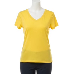 เสื้อยืดถักคอกลมผ้านุ่มระบายอากาศได้ดีสำหรับผู้หญิงชุดออกกำลังกายน้ำหนักเบา - Product Image 2