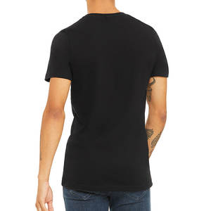 T-shirts de sport pour hommes, respirants, en coton 95% et polyester 5%, coupe classique, couleur et logo personnalisés - Product Image 6