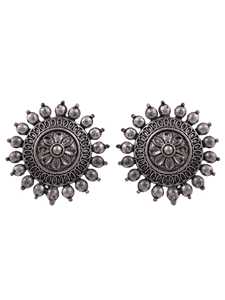 ชุดเครื่องประดับบันจาราแฟชั่นสตรีชุดเครื่องประดับ CFS0384ชนเผ่าสีเงินออกซิไดส์เครื่องประดับชนเผ่ามีสไตล์ - Product Image 4