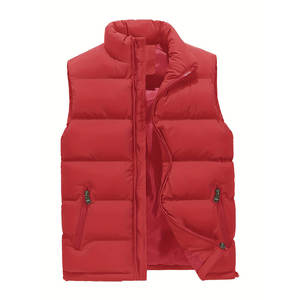Gilet matelassé pour homme, sans manches, pour l'entraînement hivernal, les voyages et le streetwear - Product Image 1