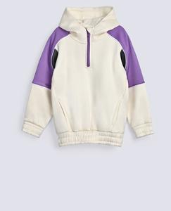 Sweat-shirt à capuche à manches patchwork unisexe épais et lourd en polaire vierge 2025 New Fashion Top Quality Manufacturer - Product Image 3