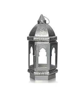 Lanterne à bougie décorative en métal et verre de style ancien fait à la main avec finition patinée pour les occasions de Pâques - Product Image 6