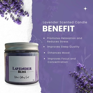 Vela Perfumada con Aroma a Lavanda, Fragancia Suave y Duradera, Cera Decorativa para la Noche, Iluminación Romántica para el Hogar, de Proveedor Indio - Product Image 5