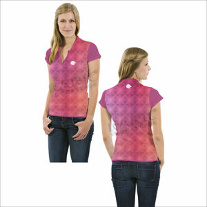 Polo elegante de algodón para mujer con tapeta de botones y cómodo Polo moderno de ajuste moderno para mujer - Product Image 5