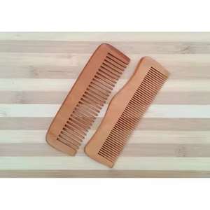 Peigne à dents en bois de la plupart des produits de luxe Peigne spécial cheveux longs pour femmes Salon de beauté en bois de bambou pour la maison Facile à utiliser - Product Image 3