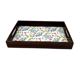 Forma rectangular Calidad duradera Bandeja de servicio impresa Mesa Forma rectangular decorativa por debajo de su presupuesto - Product Image 3