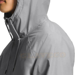 Impermeable para Hombre de Talla Grande, Transpirable, con Cierre de Cremallera, Estilo Casual, de Nailon y Poliéster, con Capucha, en Oferta Online - Product Image 6