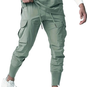 Pantalones Cargo de calidad superior para hombre, pantalones y pantalones ligeros de algodón de tamaño personalizado, pantalones deportivos transpirables para hombre - Product Image 3