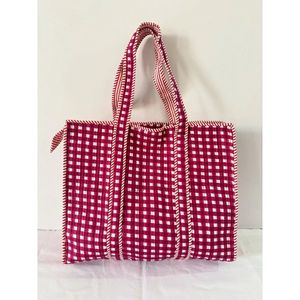 Durable <b>Lightweight</b> Cotton Tote <b>Bag</b> Hand Block Quilted Boho Style <b>Beach</b> Carry <b>Bag</b> Medium Size Washable-for Daily Use or Gift - Product Image 2