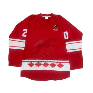 Jersey de hockey sobre hielo cómodo y personalizado, en stock, 100% poliéster. - Product Image 4