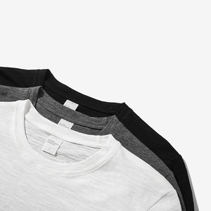 Camisetas de manga larga de gran tamaño para hombre, proveedor mayorista de fábrica, fabricación OEM, camisetas básicas de manga larga, camisetas personalizadas para hombre - Product Image 3