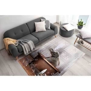 พรมลายช้างในอ่างอาบน้ำ พรมตกแต่งลายสัตว์ พรมพิมพ์ลายขนสัตว์แบบแพทช์เวิร์ค ด้านหลังทำจากยางลาเท็กซ์ เป็นมิตรกับสิ่งแวดล้อม พรมหนาปานกลาง - Product Image 5