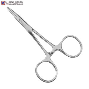 คีมคีบสเตนเลส3.5นิ้วสำหรับงานหนักเครื่องมือผ่าตัดแบบแมนนวลเครื่องมือทางการพยาบาลเครื่องมือในห้องปฏิบัติการการจับห้ามเลือด - Product Image 1
