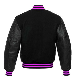 Customized Design Men's Baseball Letterman Varsity Wool Leather <b>Jacket</b> for Man College Baseball <b>Jacket</b> For Men Sportswear - Product Image 2