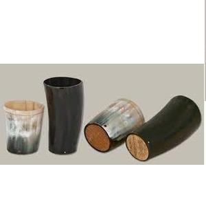 AALIYAN IMPEX Venta Directa Calidad Premium Hecho a Mano Cuerno Natural Vasos de Vidrio Excelente para Beber Directamente a Bajo Precio - Product Image 3