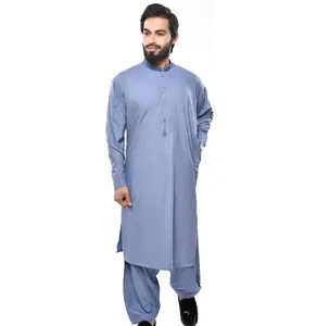 男性ShalwarKameez Shalwar Kurta男性用2024男性パキスタン製の新しいスタイルのshalwarkameez通気性のあるドレス