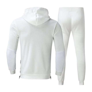 Ensemble de survêtement en coton pour homme, 2 pièces, sweat-shirt à capuche et pantalon de jogging, vêtements de sport de haute qualité pour le jogging et les occasions décontractées - Product Image 3