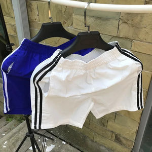 Pantalones Cortos de Nailon Personalizados OEM con Rayas, Pantalones Cortos de Playa de Poliéster con Memoria para Verano, Pantalones Cortos de Nailon con Franja Lateral para Hombre - Product Image 4