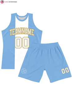 Maillot de basket-ball universitaire personnalisé à impression numérique, rétro, à séchage rapide, réversible, ensemble uniforme de basket-ball, taille plus, unisexe - Product Image 1