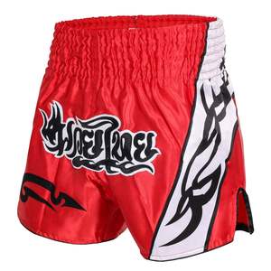 Pantalones cortos de boxeo de alta calidad Fight MMA Shorts Ufc Bjj Training Mma Men Fight Night Men's Fight Short Long Fit Green/USA - Product Image 1