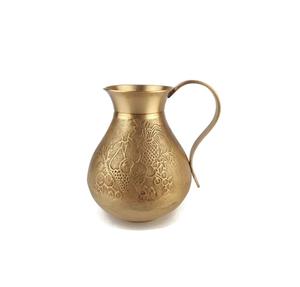 Solid Brass Metal <b>Jug</b> for Drinks Serving <b>Water</b> Container <b>Jug</b> for Best Quality Customized Drinking <b>Water</b> Juice Storage Pitcher. - Product Image 1