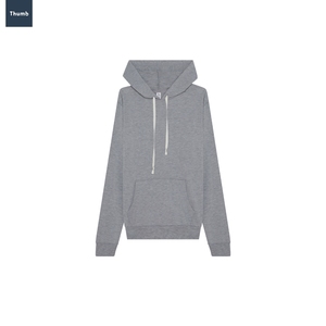 Sudadera con Capucha Negra Personalizada con Forro para Invierno y Costuras en Contraste Bordadas - Product Image 5