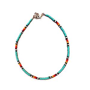 Collar de Gargantilla hecho a mano con cuentas de moda, cuentas de semillas personalizadas, cadenas en capas, collar hecho a mano de Color a la moda - Product Image 1