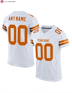 Venta al por mayor camisetas de fútbol americano uniformes de fútbol americano sublimación aceptada tamaños personalizados colores aceptados - Product Image 1