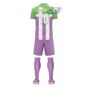 Maillot De Foot Football Jersey Set Premium Sublimation Soccer Uniform Breathable 100% <b>Polyester</b> Adult Football Kit Customized - Product Image 2