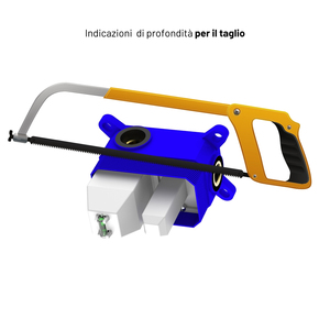 Miscelatore doccia a leva singola incorporato nero opaco con deviatore a 2 vie serie Jazz con sistema di installazione Box Design per bagno e doccia - Product Image 5