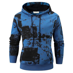 100% coton décontracté pull à capuche sweat pour hommes et femmes à manches longues Streetwear avec broderie d'impression numérique pour l'automne - Product Image 1