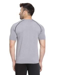 เสื้อยืดแขนสั้นสำหรับออกกำลังกาย,เสื้อยืดเล่นยิมแบบลายดริฟิตสำหรับผู้ชาย - Product Image 2