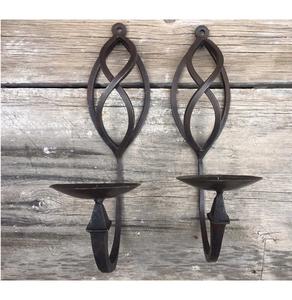 Portavelas de pared de Metal de hierro de gran calidad, perfecto para decoración de bodas y velas románticas, bollos de pared de ambiente - Product Image 2