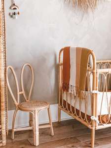 Best Selling Twist <b>Baby</b> Rattan Bunny Chair Kids Rattan Chair Rattan Kids Furniture Hot Sell Christmas - Product Image 4