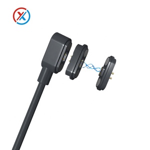 Kustom kualitas tinggi 2-PIN konektor Pitch 2.5mm pria dan wanita kepala magnetik pogo pin konektor - Product Image 3
