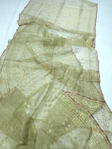 Nueva llegada Deshi Dhakai Jamdani Sharee calidad de exportación para mujeres JAMDANI tela azul rojo verde dorado cielo azul de Bangladesh - Product Image 5