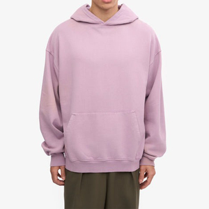 Sweat à capuche épais de haute qualité 100% coton pull à capuche Logo personnalisé DTG imprimer surdimensionné polaire vierge unisexe sweat à capuche personnalisé pour hommes - Product Image 2