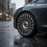 Jantes forgées en alliage d'aluminium polies légères de 17 à 24 pouces avec design de lame rotative personnalisé JWYC pour Mercedes Audi